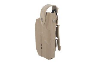 This rugged holster features Safariland’s Automatic Locking System (ALS) for weapon retention, and thus keeps your pistol where you put it.